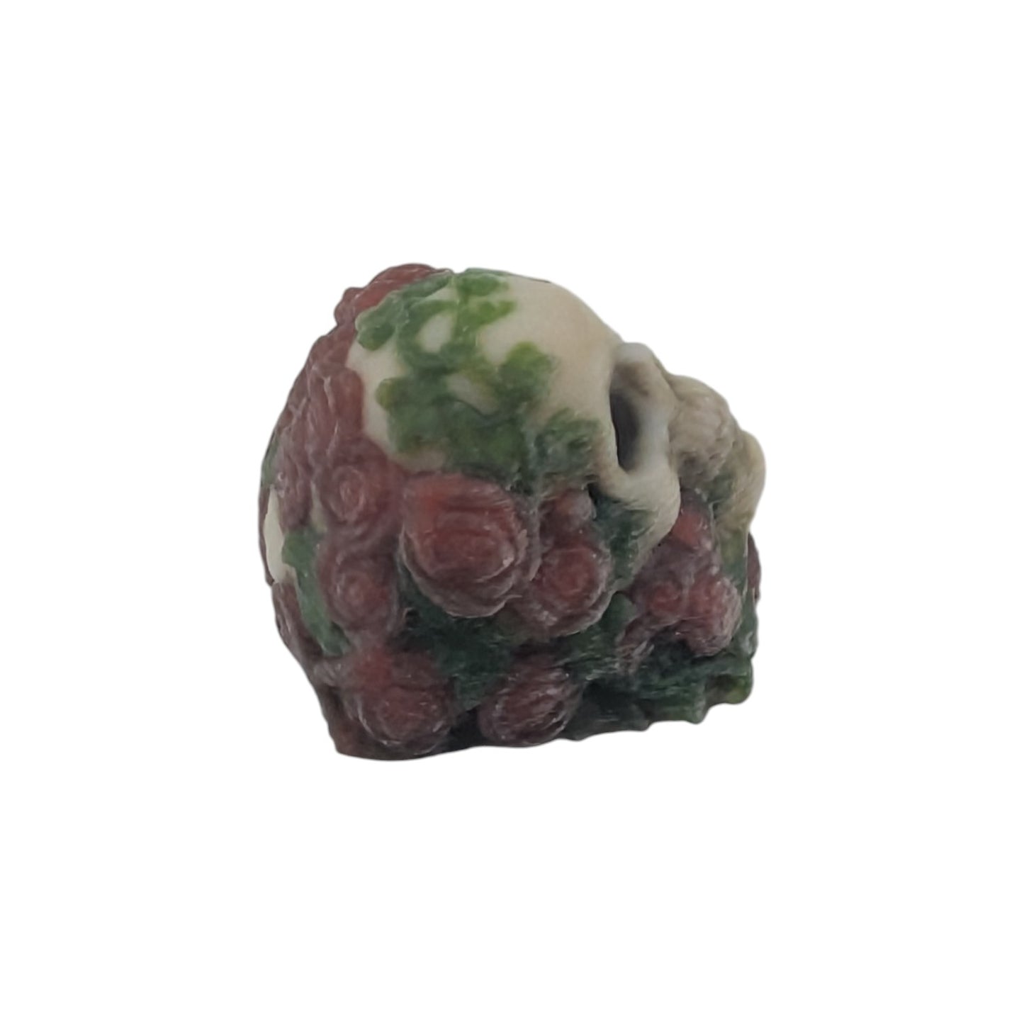 Mossy Skull Keycap | Full Color Resin Artisan Keycap