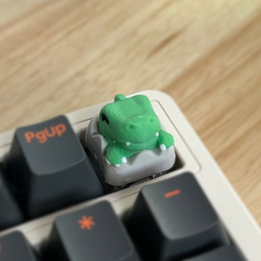 Keycap, Dinosaur, Trex, Triceratops, Parasaur, Cherry MX Keycap