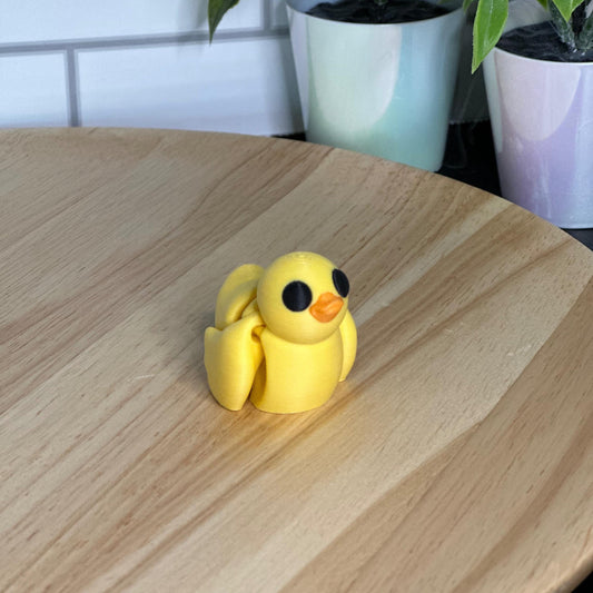 Duck, Flexi Duck, Mini Animal, Animal, Mini, Farm Animal, Flexible, Fidget, Toy