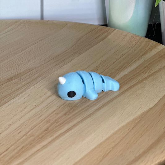 Narwhal, Aquatic Animal, Aquatic, Flexible Narwhal, Flexi, Mini Animal, Mini, Animal, Toy