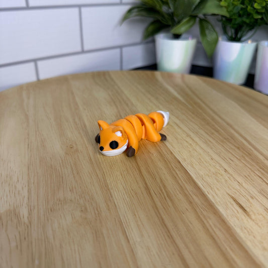Fox, Flexi Fox, Mini Animal, Mini Fox, Forrest Animal, Mini, Animal, Forrest, Flexible, Fidget, Nature, Toy