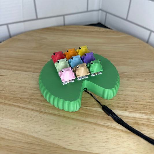 Lily Pad Fidget Base: Frog Toy Resting Spot