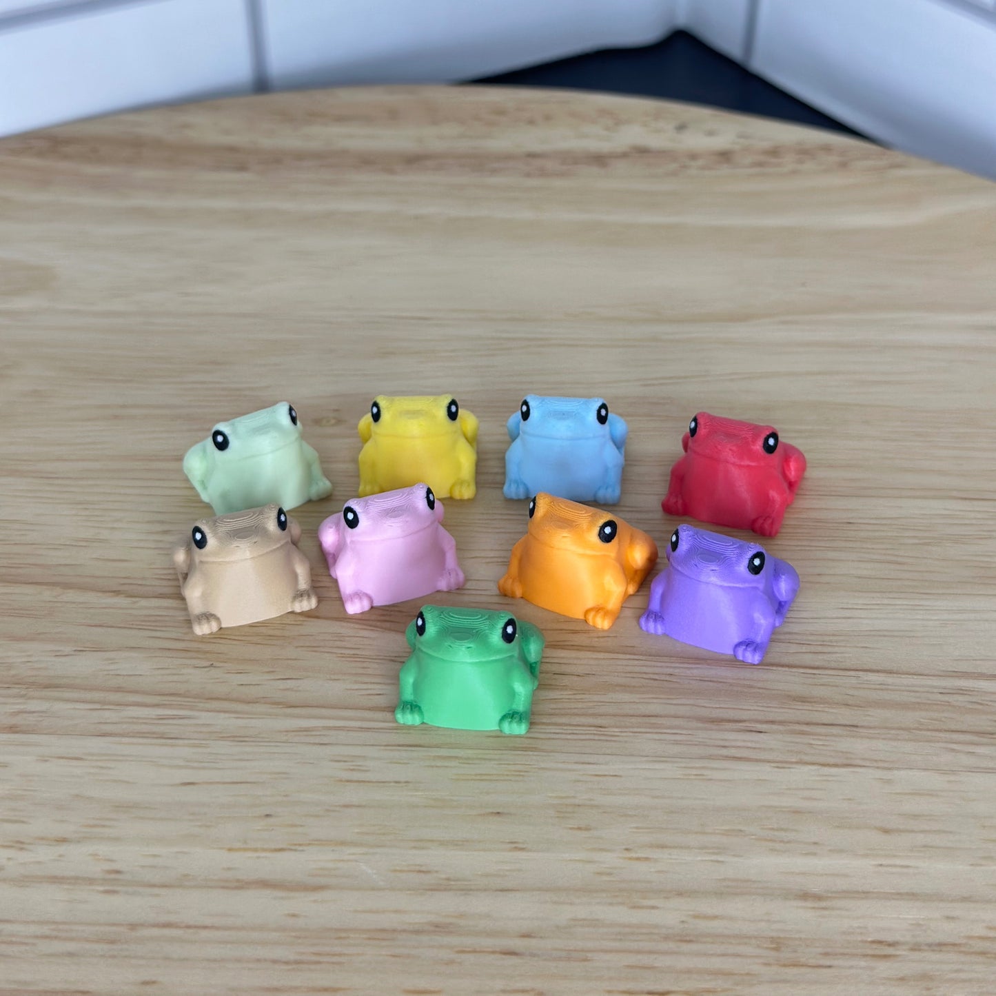 Heart Keycap Fidget Base: Couple's Desk Deco
