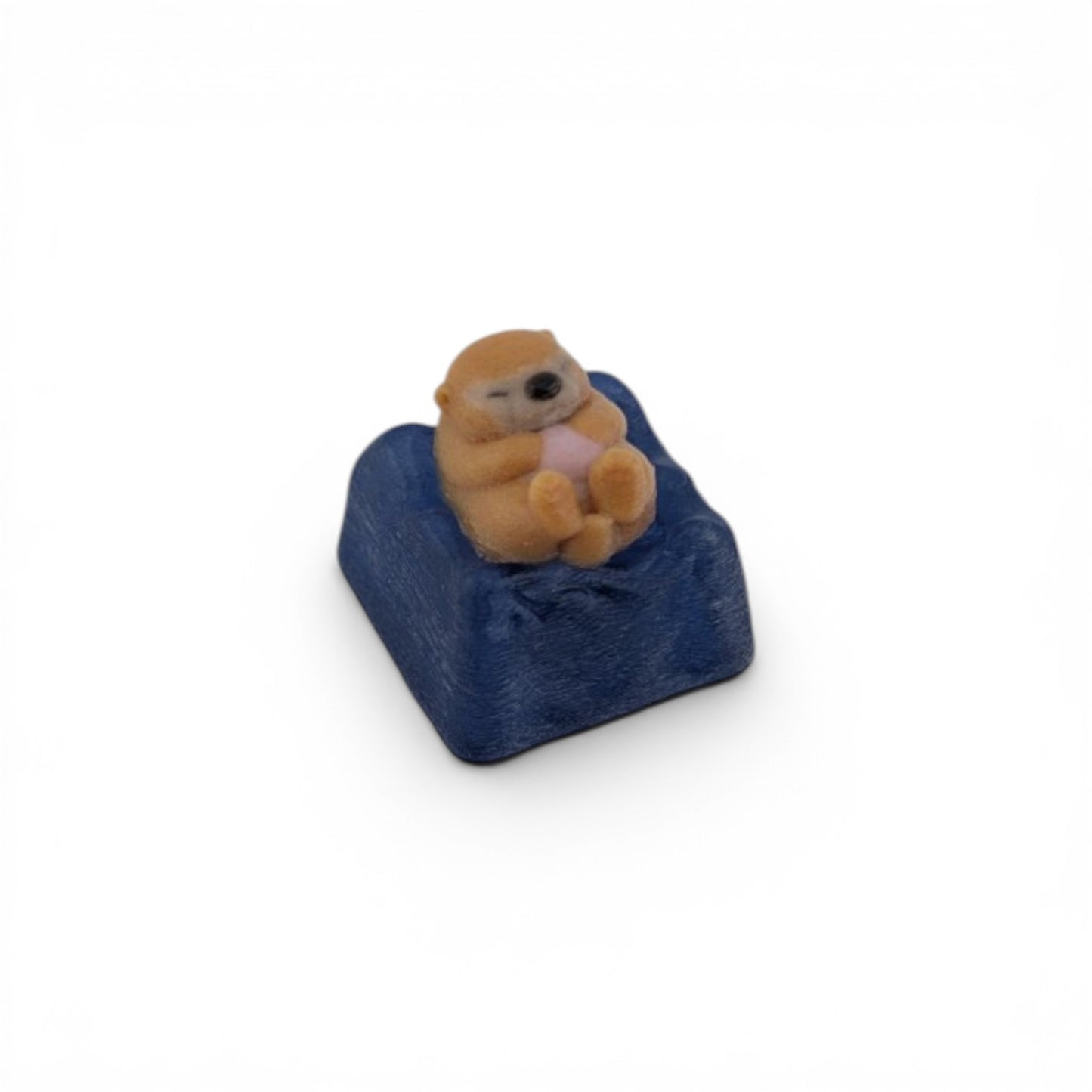 Otter Keycap — Floating on Water — Artisan Resin Keycap for Mechanical Keyboards