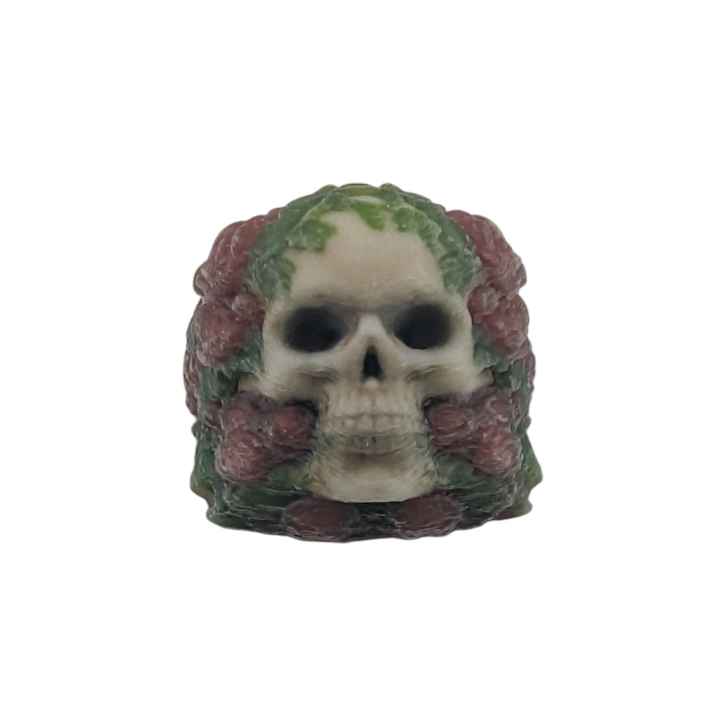 Mossy Skull Keycap | Full Color Resin Artisan Keycap