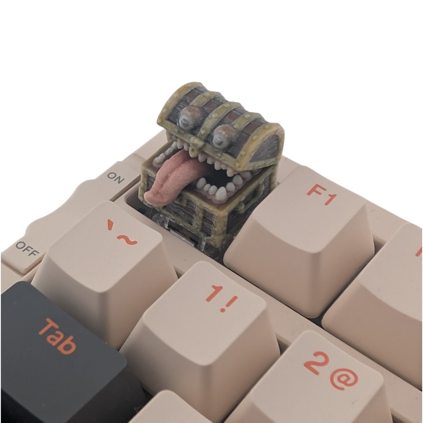Mimic Chest Keycap | Full-Color Resin Artisan Keycap