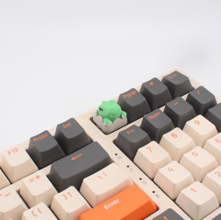 Keycap, Dinosaur, Trex, Triceratops, Parasaur, Cherry MX Keycap
