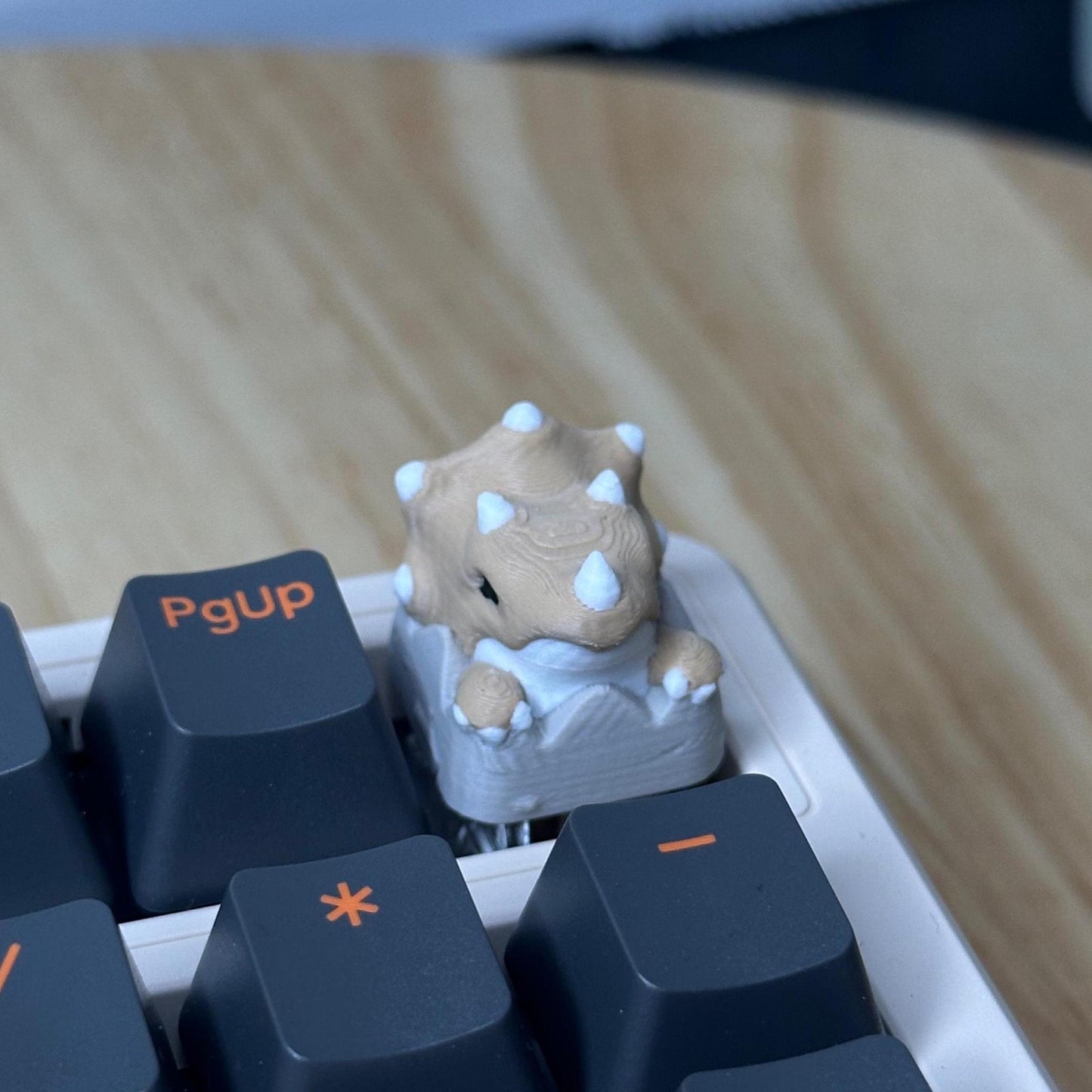 Keycap, Dinosaur, Trex, Triceratops, Parasaur, Cherry MX Keycap