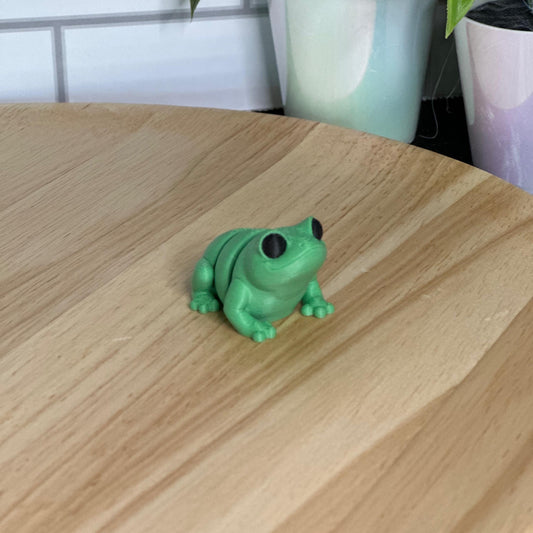 Frog, Flexi Frog, Flexible, 3D Frog, Fidget, 3D