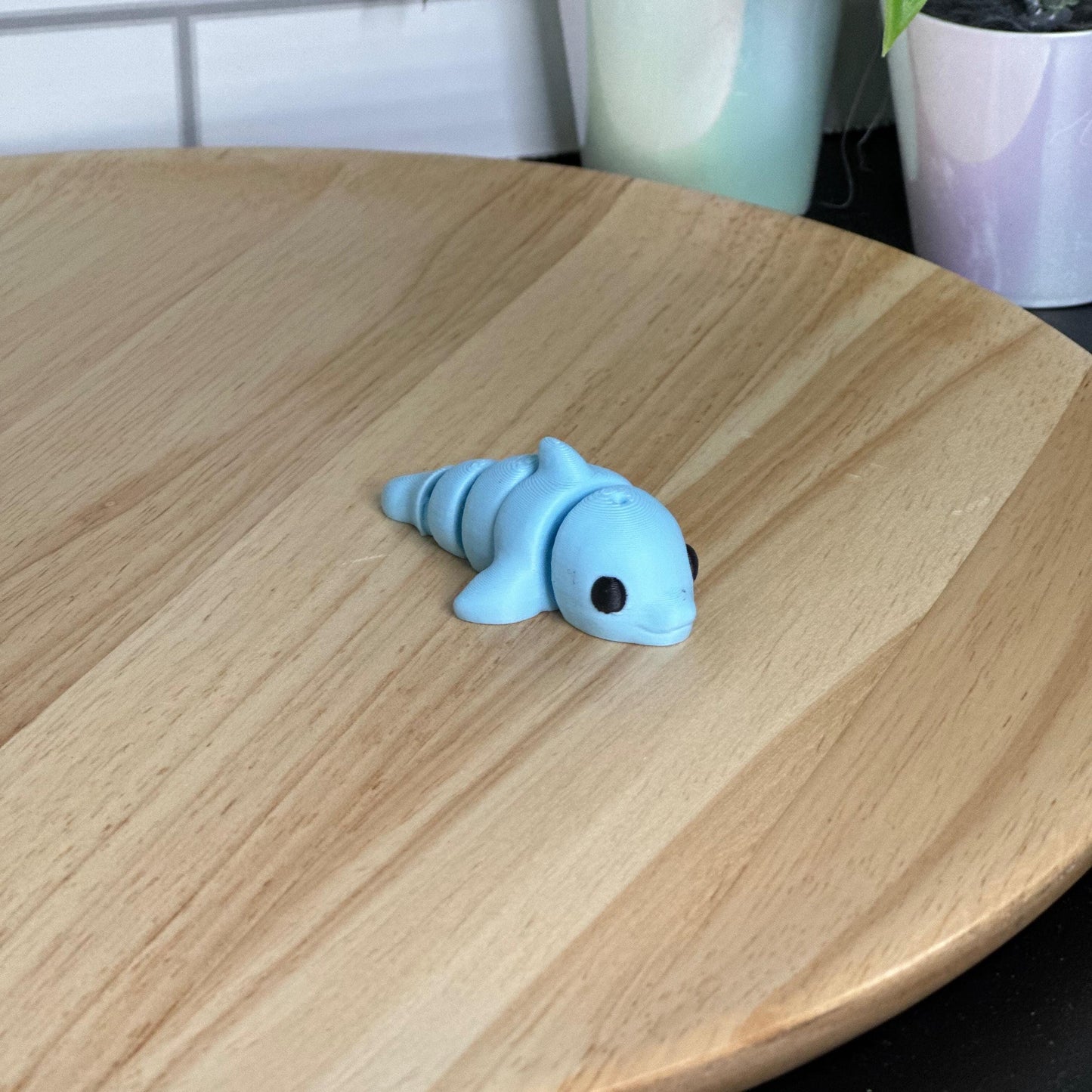 Dolphin, Flexi Dolphin, Flexible, 3D Dolphin, 3D, Printed, Fidget, Toy