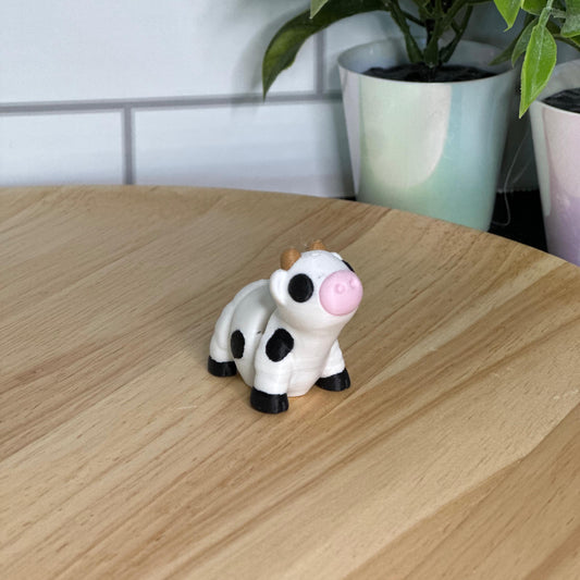 Cow, Mini Cow, Mini Animal, Farm Animal, Mini, Animal, Farm, Flexi Cow, Flexible, Fidget, Toy