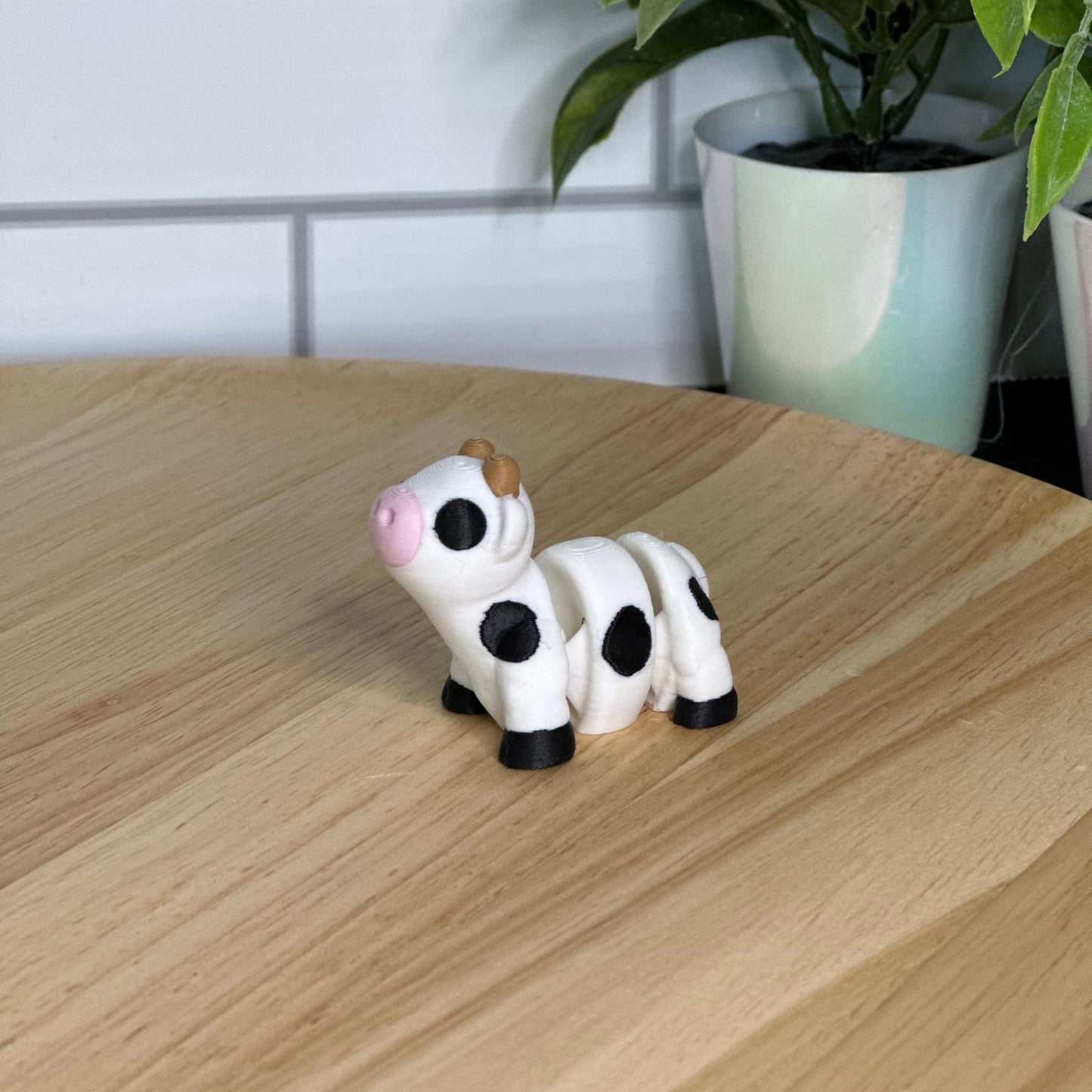 Cow, Mini Cow, Mini Animal, Farm Animal, Mini, Animal, Farm, Flexi Cow, Flexible, Fidget, Toy