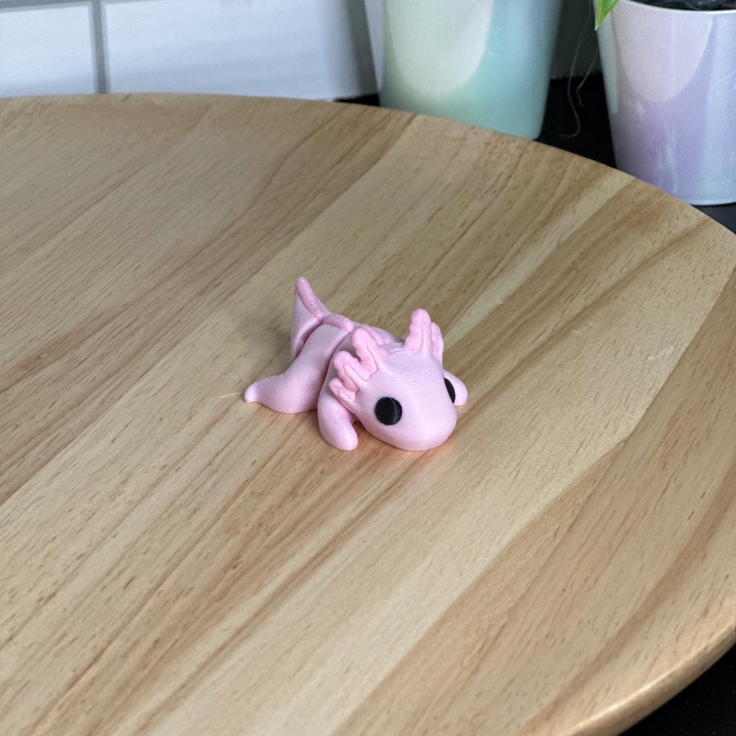 Axolotl, Flexible Axolotl, Flexible, 3D Printed, 3D, Fidget