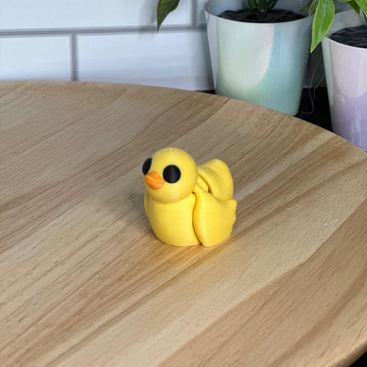 Duck, Flexi Duck, Mini Animal, Animal, Mini, Farm Animal, Flexible, Fidget, Toy