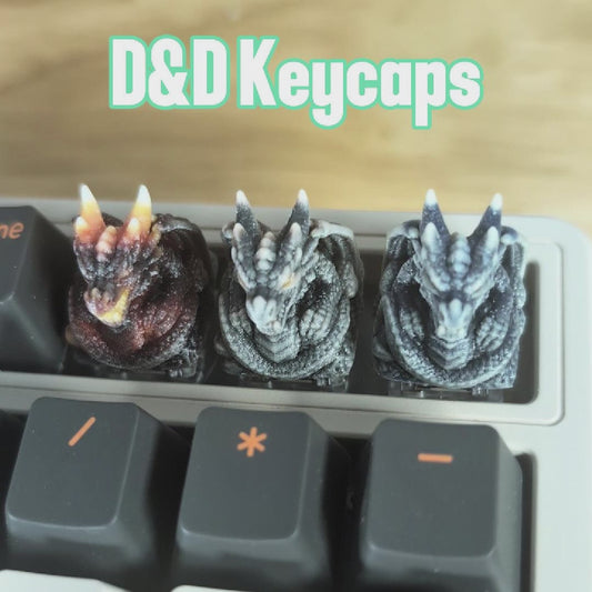 Baby Dragon Keycap — Miniature Fantasy Creature for Mechanical Keyboards Cherry MX