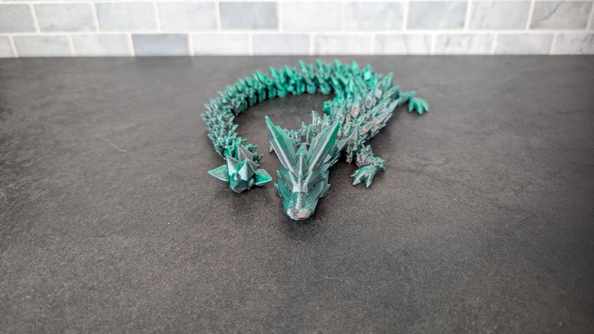Flexible Crystal Dragon – Quirky 3D Printing