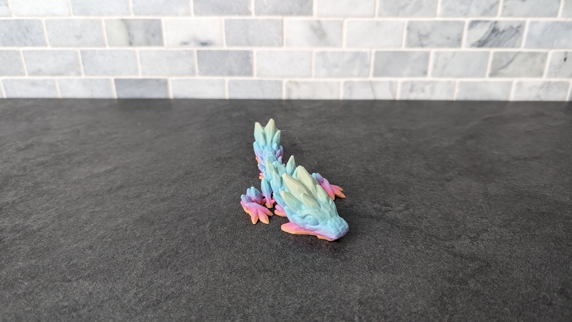 Flexible Crystal Dragon – Quirky 3D Printing